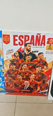 Spain FIFA World Cup 2010-2022 Team Poster – Large Collectible