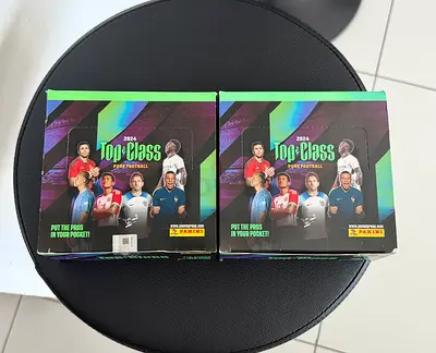 2 Rare to find Panini Top Class Boxes