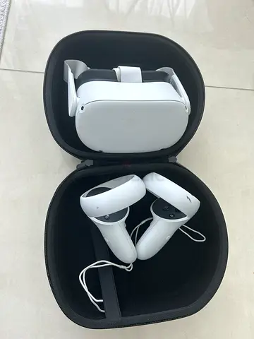 Meta Quest 2 VR Headset with Controllers and Carrying Case (256GB)