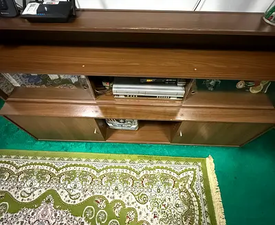 Wooden TV trolley with Storage - Good Condition