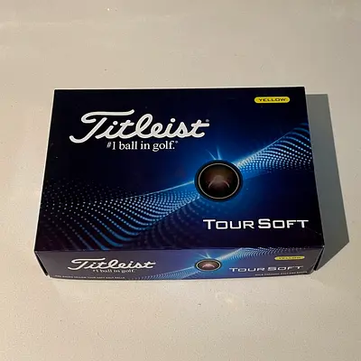 Titleist Tour Soft Golf Balls (Yellow) - Box of 12 (New)