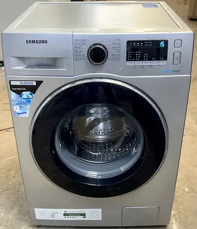 8kg Sumsung eco bubble washing machine good condition perfect working fully automatic
