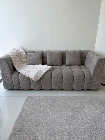 Light grey 4-seater sofa in good condition