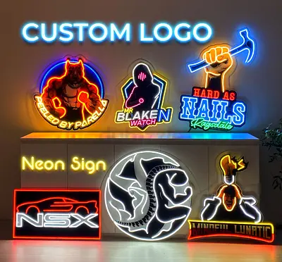 Custom LED Neon Signs - Assorted Decorative Wall Signs .