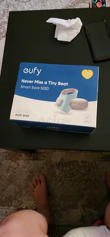eufy Security Baby Monitor Baby Smart Sock with 2.4 GHz Wi-Fi, Track Sleep Pattern