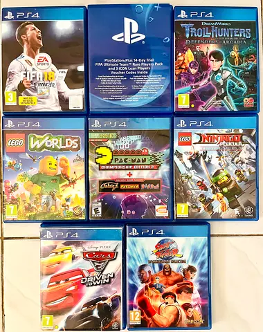 Set of PS4 games - 500 for all, 75 for one