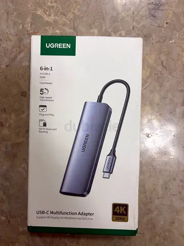 UGREEN 6-in-1 USB-C Multifunction Adapter (4K)