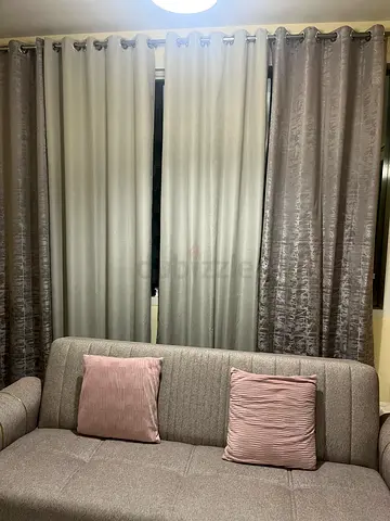8 pieces Blackout curtains for sell at 600 dirhams
