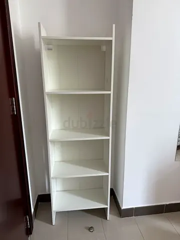 IKEA White 5-Compartment Wall-Mounted Shelf / Bookcase - Like NEW