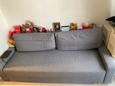 IKEA Grey 3-seater Sofa Bed