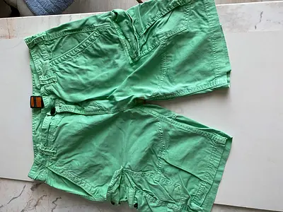 Light Green Brunotti Men’s Casual Cotton Shorts - Size  M
