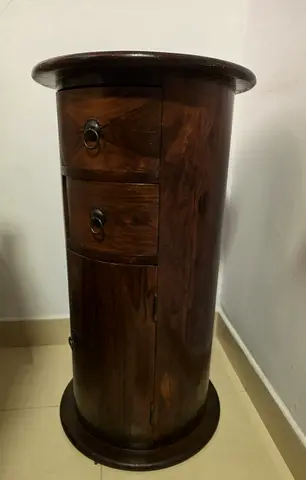 Wooden Storage Shelf+Side Table for Living Room/Drawing Room (Pan Emirates)