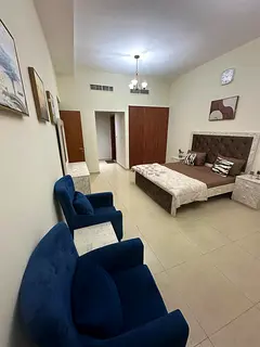 Fully furnished room is available in oud Mehta near metro station