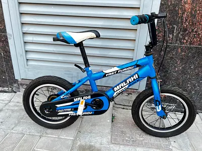 Blue 14-inch Kids Bicycle - Single Speed, Good Condition