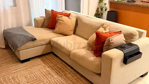 Homecentre sofa with free futon