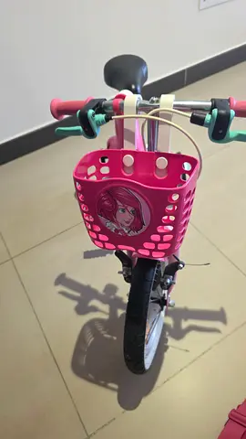Kids Pink Girls Bicycle with Front Basket - Good Condition