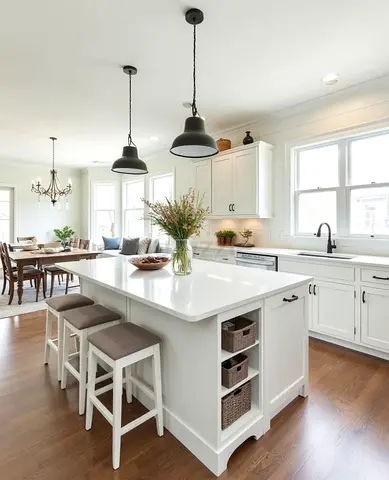 Kitchen Island Built-in Storage