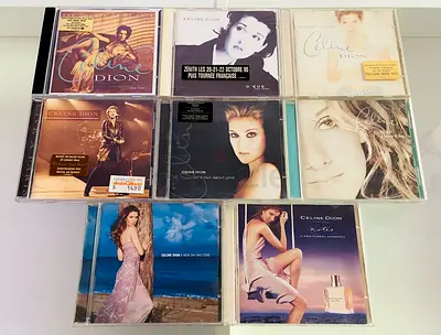 8 Celine Dion Music CD’s