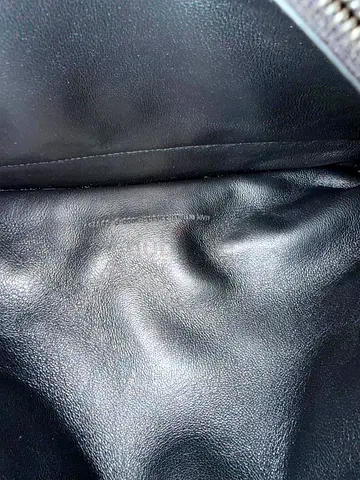 Balenciaga Crush Denim Shoulder Bag Large