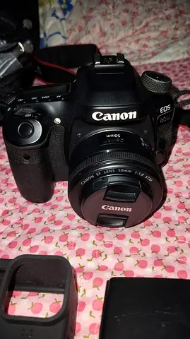 Canon EOS 80d with 50mm f/1.8  18x135 lens - Good Working Condition with gopro black 9 almost new