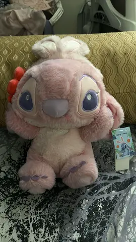 Pink Disney Ohana Angel Plush Soft Toy (Stitch Character)