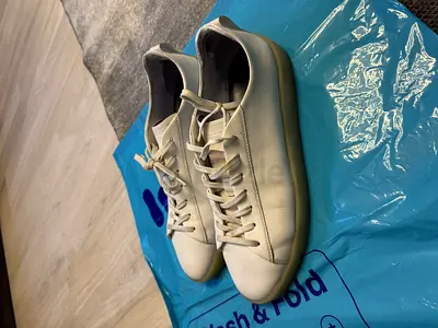 Fear of $% Essentials White Leather Sneakers - Authentic - Size EU 43