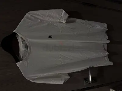 Burberry White Logo T-Shirt - Authentic - Size L