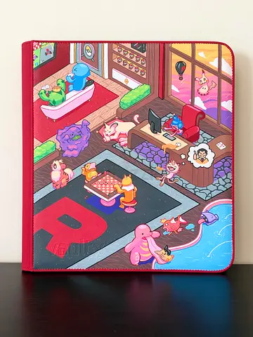 Pokemon TCG Hand-painted VaultX Binder