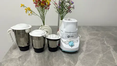 New Orient Mixer Grinder with 3 Stainless Steel Jars - Good Working Condition , Warranty available