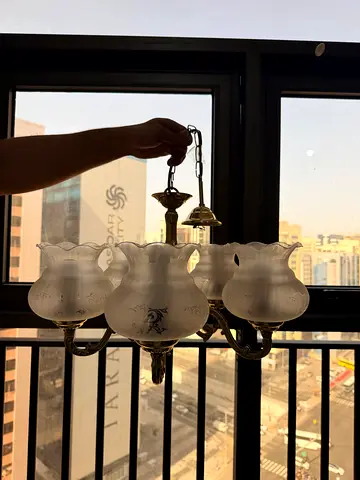 2 Elegant Classic Chandeliers – Excellent Condition – Ready to Install – Abu Dhabi