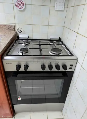 NIKAI  4-Burner Gas Stove with Oven - Compact and Working
