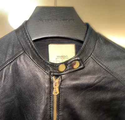 Mango - Leather Jacket