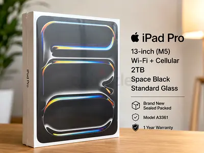 Brand New Apple iPad Pro 13-inch (M5) 2TB Wi‑Fi + Cellular - Sealed