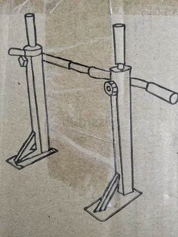 Adjustable wall mounted pull up bar