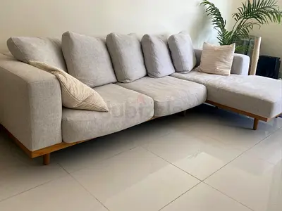 Brand new West elm Newport Feather filled L Shape Sofa Beige