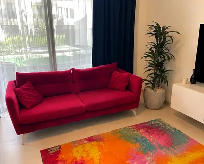 Sofa red Couch