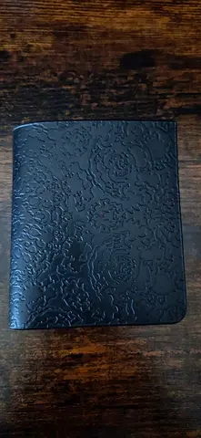 Les Benjamins Large Zipper Wallet Black