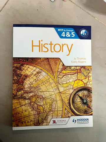 IB MYP History textbook concepts 4 and 5