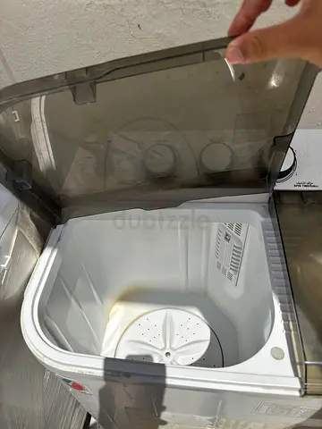 Portable Twin Tub Washing Machine - Compact Semi-Automatic Washer