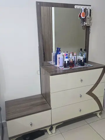 FULL BEDROOM SET ( BED + WARDROBE + DRAWERS )