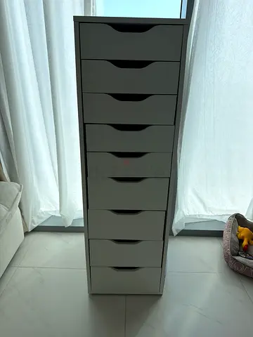 Tall White Drawers