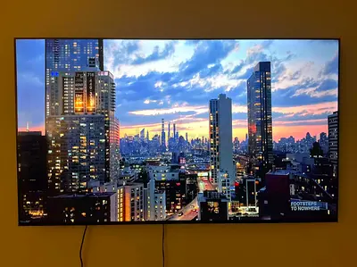 JVC 70-inch LED Smart TV - Wall Mounted, Excellent Condition