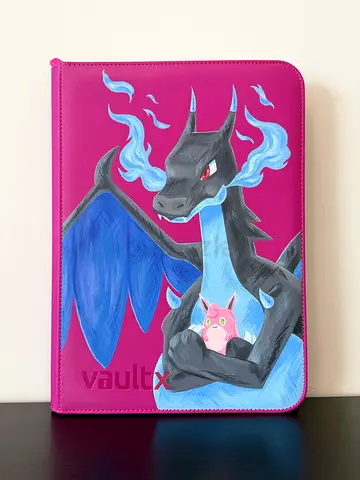 Pokemon TCG Hand-painted VaultX Binder