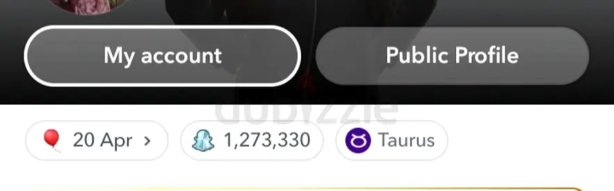 حساب سناب شات سكور فوق المليون و⁦⁦273⁩⁩ الف ومتابعين