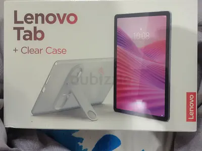 Lenovo Tab with Clear Case - Brand New Sealed