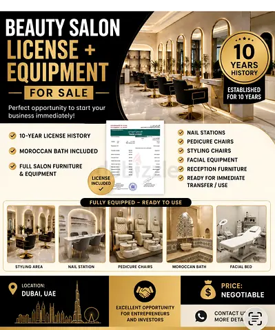 Salon equpment and futmuture with license