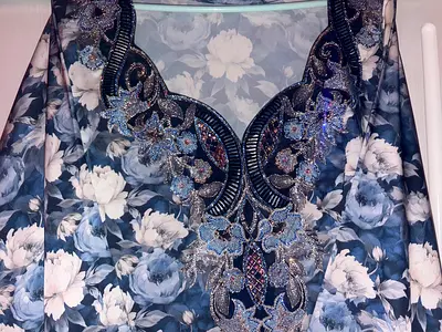 Mukhawar/kaftan for sale blue colour