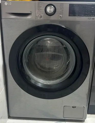 LG Front Load Washing Machine - 7kg, Stainless Steel, Good Condition