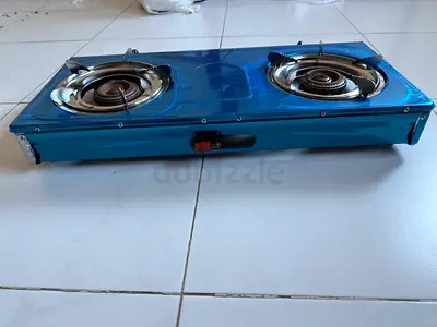Portable 2-Burner Gas Stove — Used, Good Condition