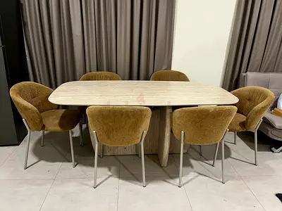 PAN Home 6-Seater Dining Table Set – Excellent Condition